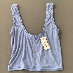 light blue pacsun top!!